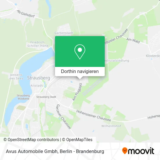 Avus Automobile Gmbh Karte