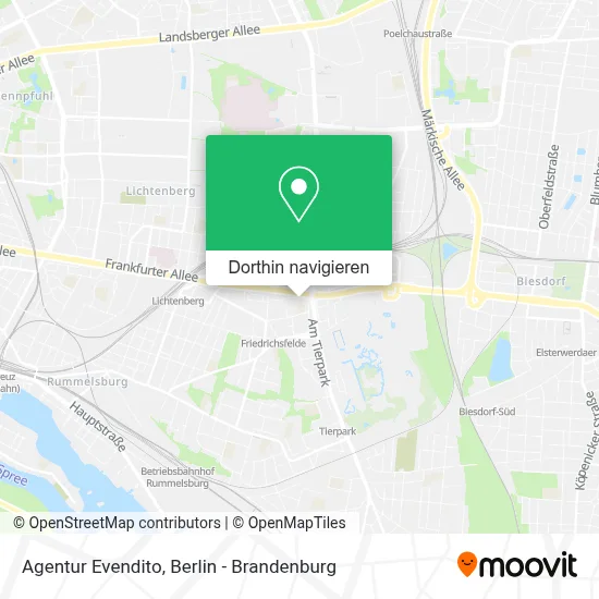 Agentur Evendito Karte