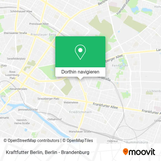 Kraftfutter Berlin Karte