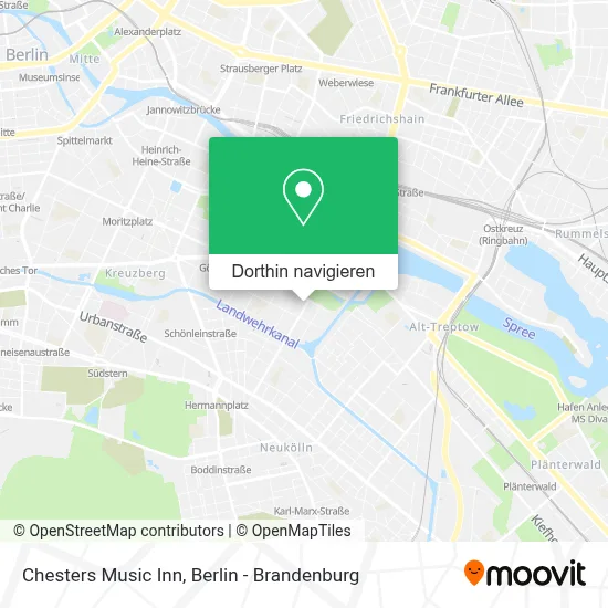Chesters Music Inn Karte