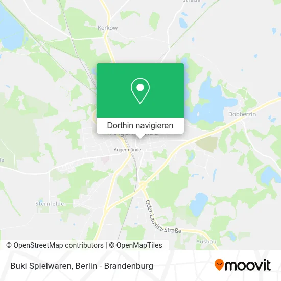 Buki Spielwaren Karte