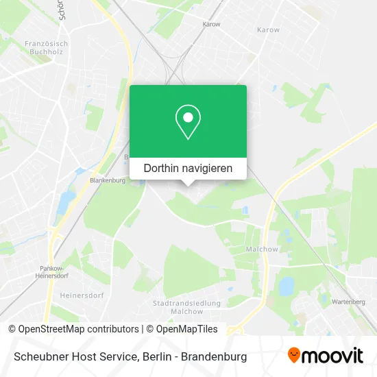 Scheubner Host Service Karte