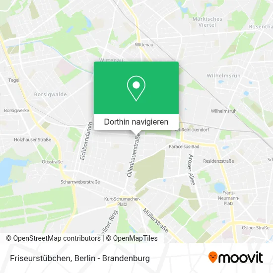 Friseurstübchen Karte