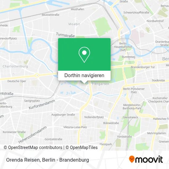 Orenda Reisen Karte