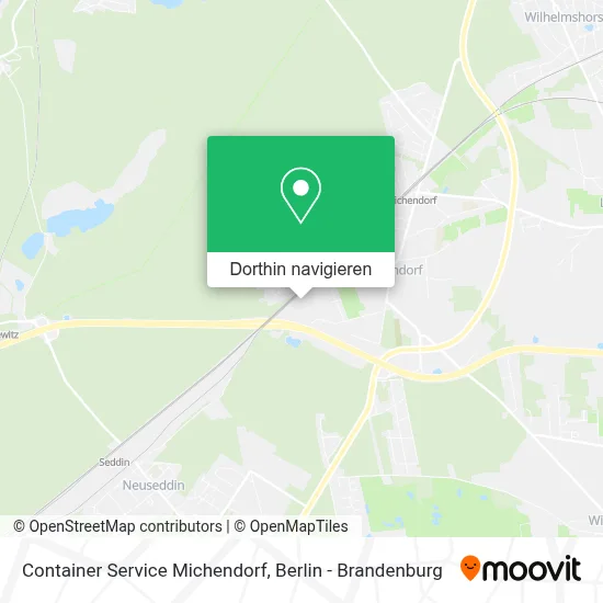 Container Service Michendorf Karte