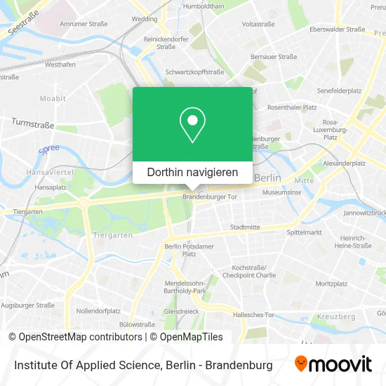 Institute Of Applied Science Karte