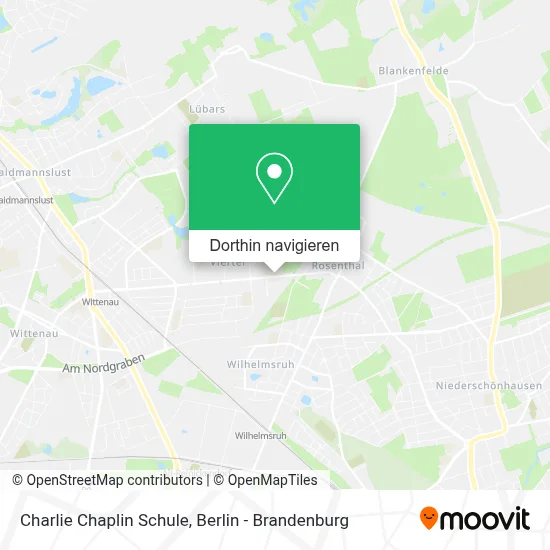 Charlie Chaplin Schule Karte