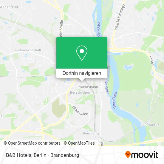 B&B Hotels Karte