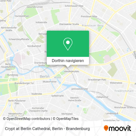 Crypt at Berlin Cathedral Karte