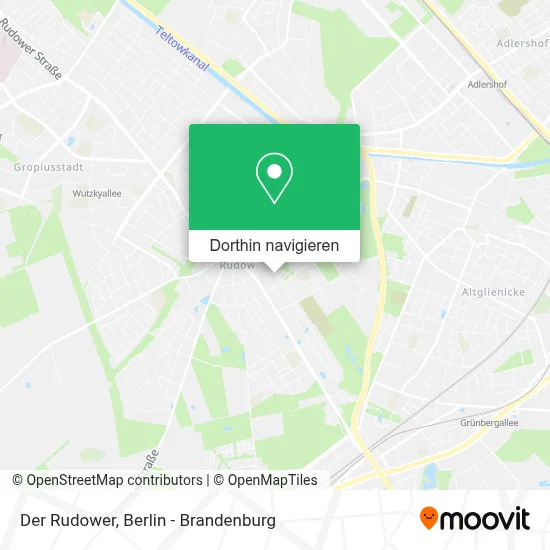 Der Rudower Karte