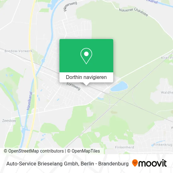 Auto-Service Brieselang Gmbh Karte