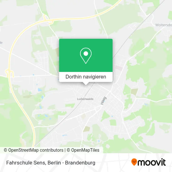 Fahrschule Sens Karte