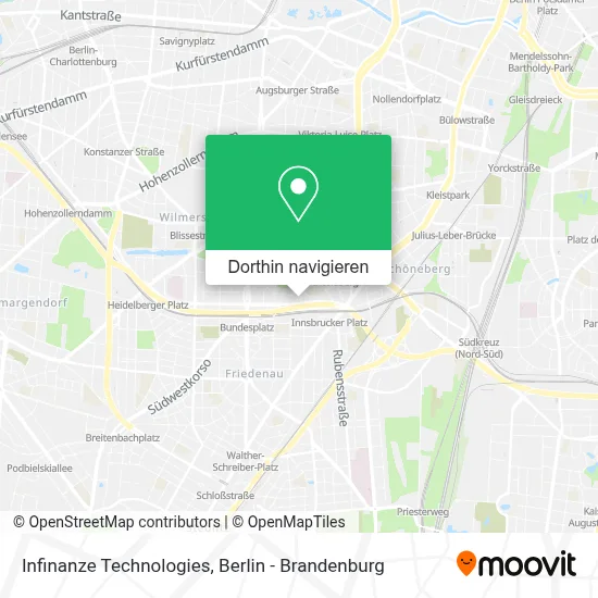 Infinanze Technologies Karte