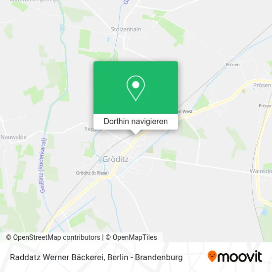 Raddatz Werner Bäckerei Karte