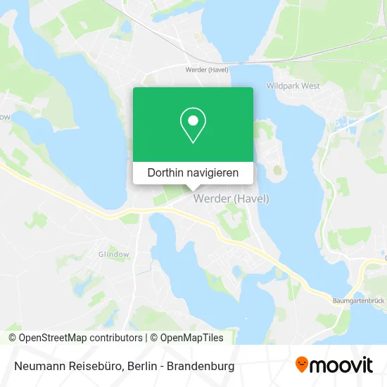 Neumann Reisebüro Karte