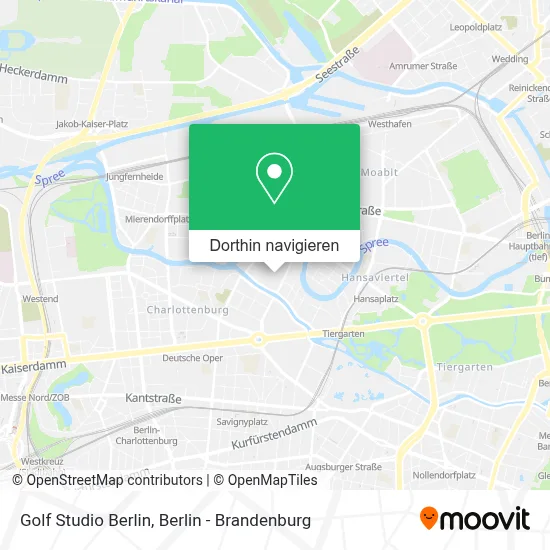 Golf Studio Berlin Karte