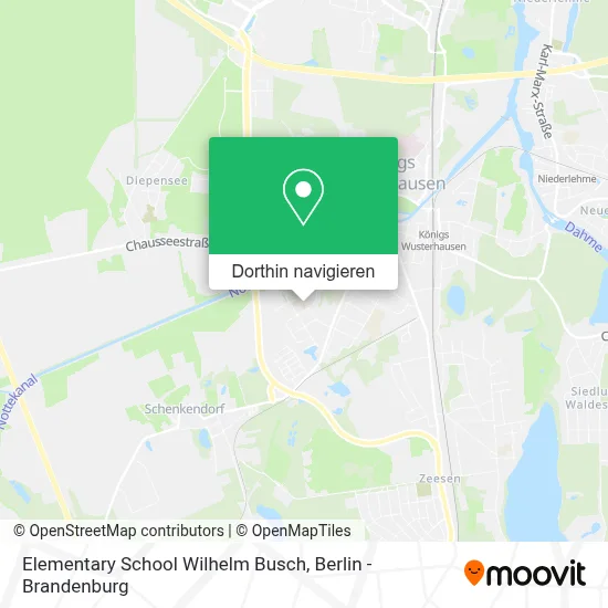 Elementary School Wilhelm Busch Karte