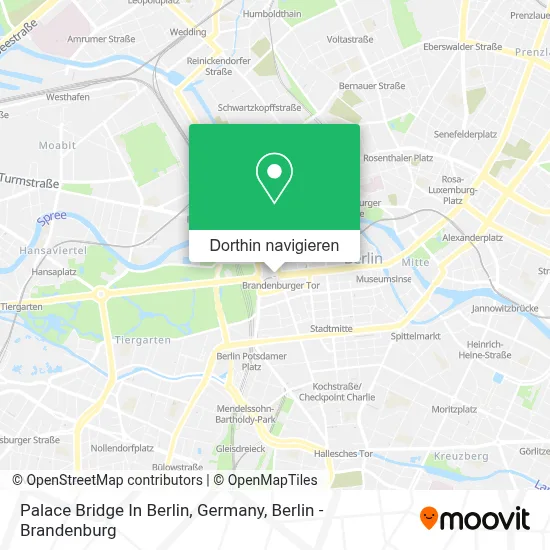 Palace Bridge In Berlin, Germany Karte