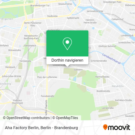 Aha Factory Berlin Karte