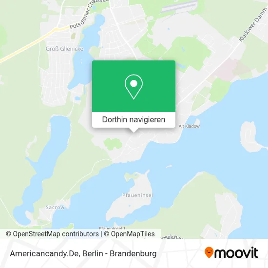 Americancandy.De Karte