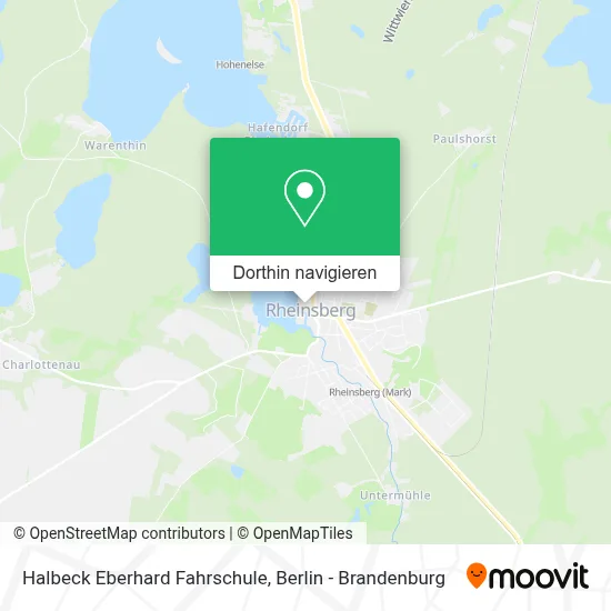 Halbeck Eberhard Fahrschule Karte