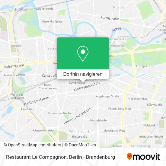 Restaurant Le Compagnon Karte