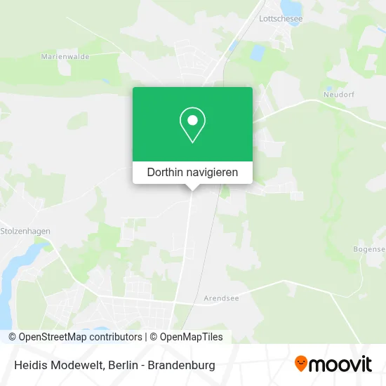 Heidis Modewelt Karte
