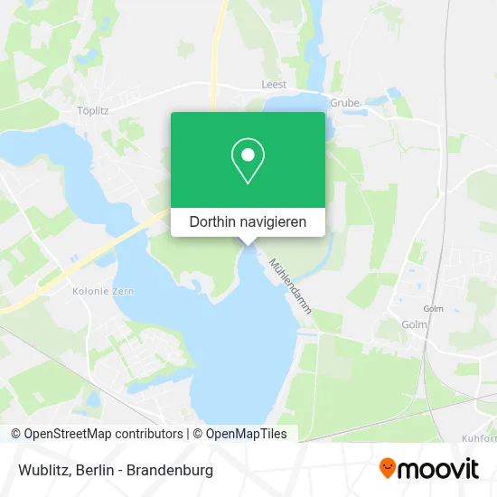 Wublitz Karte