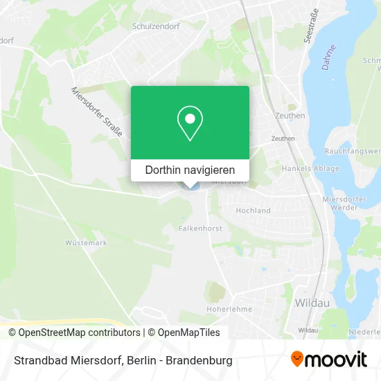 Strandbad Miersdorf Karte
