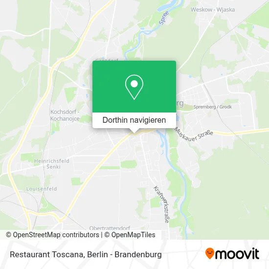 Restaurant Toscana Karte