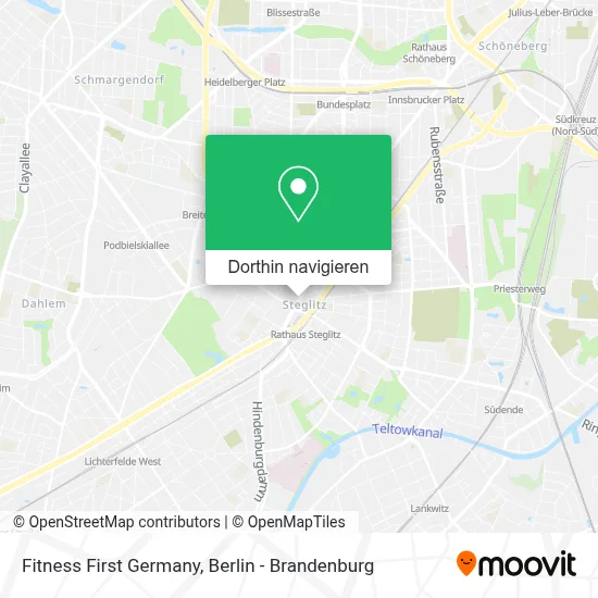 Fitness First Germany Karte
