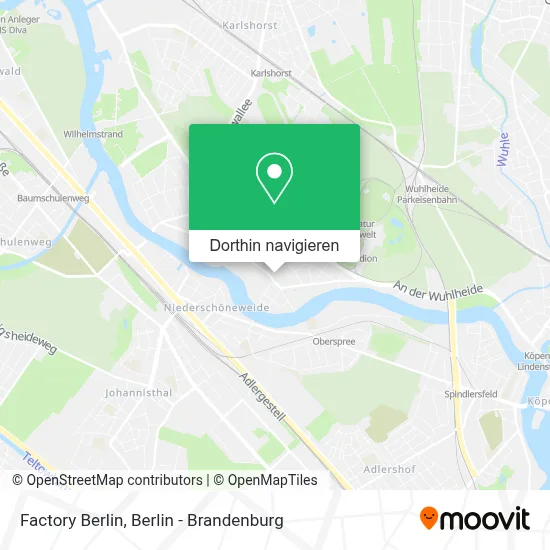Factory Berlin Karte