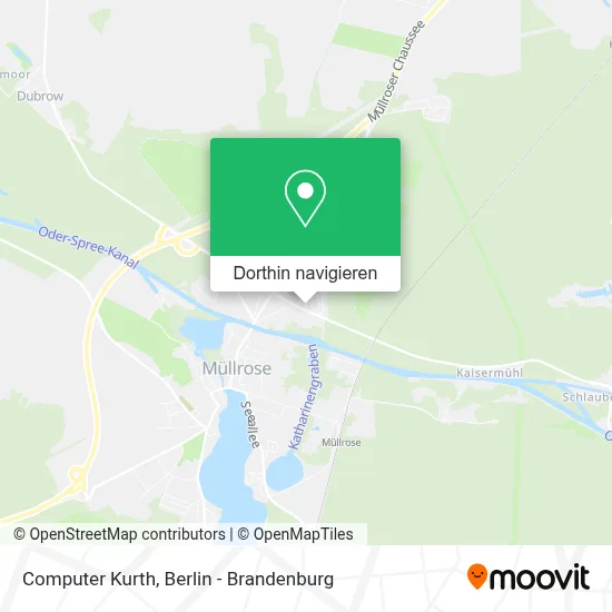 Computer Kurth Karte