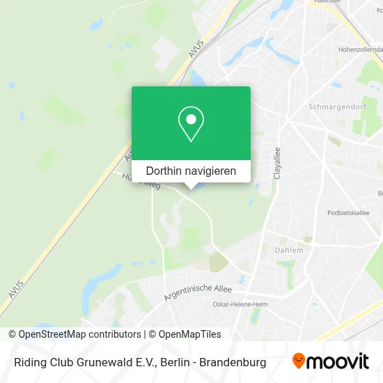 Riding Club Grunewald E.V. Karte