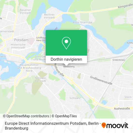 Europe Direct Informationszentrum Potsdam Karte