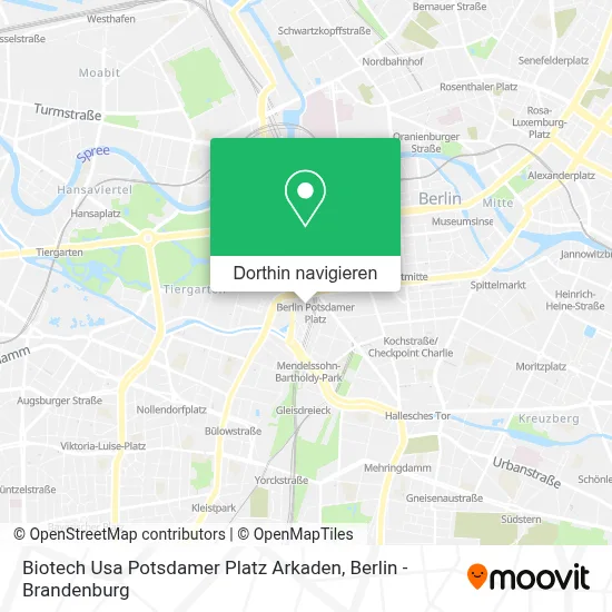Biotech Usa Potsdamer Platz Arkaden Karte