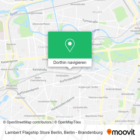 Lambert Flagship Store Berlin Karte