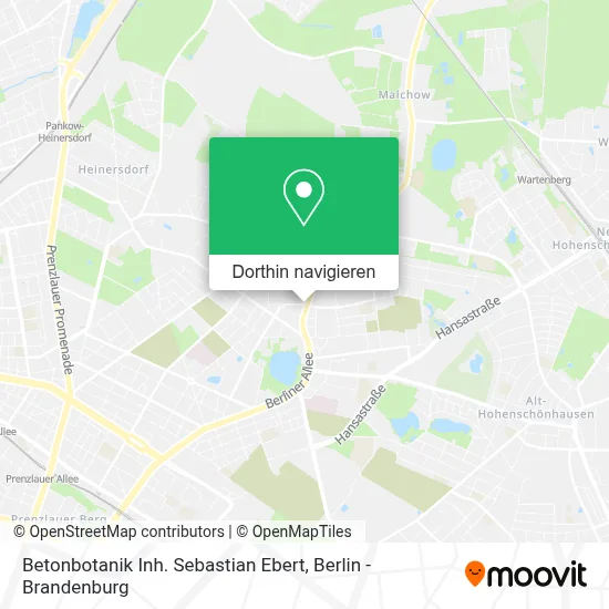 Betonbotanik Inh. Sebastian Ebert Karte