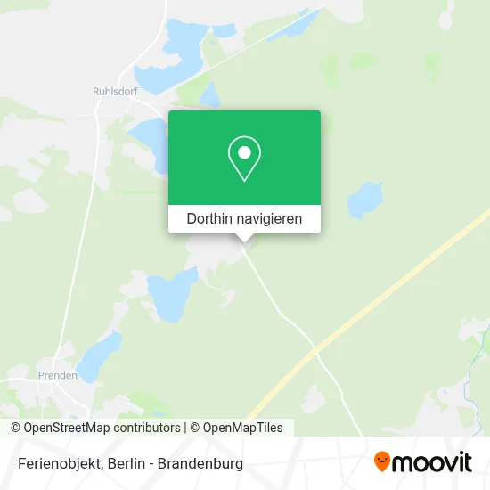 Ferienobjekt Karte