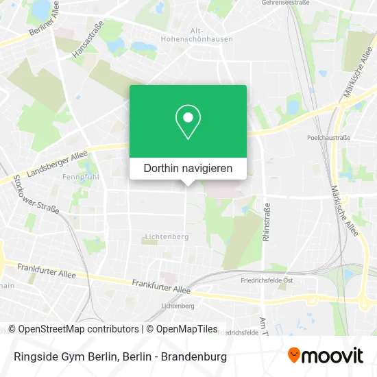 Ringside Gym Berlin Karte