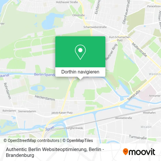 Authentic Berlin Websiteoptimierung Karte