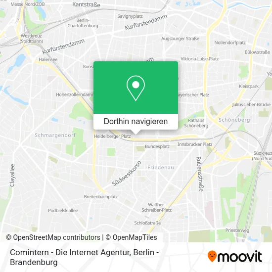 Comintern - Die Internet Agentur Karte