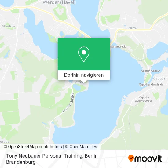 Tony Neubauer Personal Training Karte