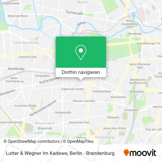 Lutter & Wegner Im Kadewe Karte
