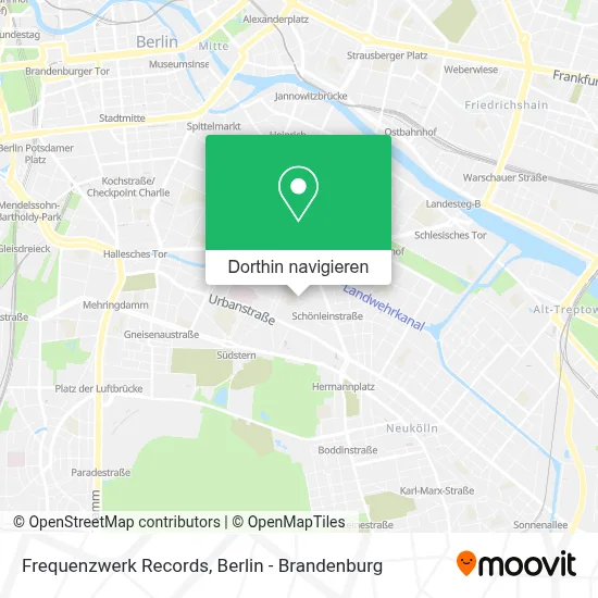 Frequenzwerk Records Karte
