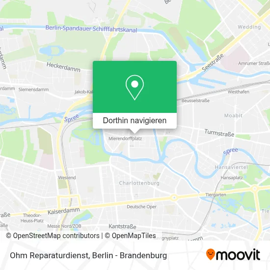 Ohm Reparaturdienst Karte