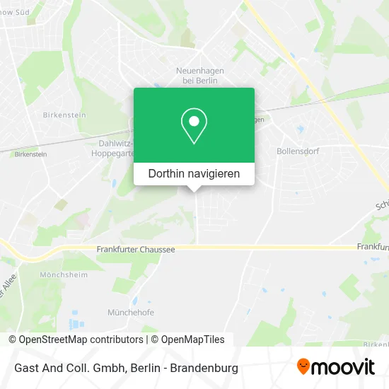 Gast And Coll. Gmbh Karte