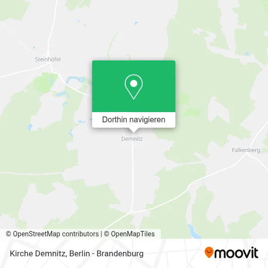 Kirche Demnitz Karte
