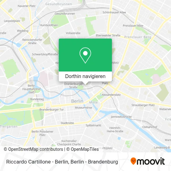 Riccardo Cartillone - Berlin Karte
