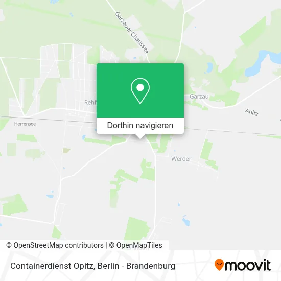 Containerdienst Opitz Karte